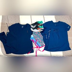 Get yourself a complete bundle of scrub, shoe, and 2 hats and step up your game!